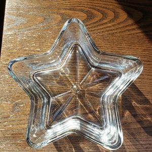 Star Shaped Glass Bowl